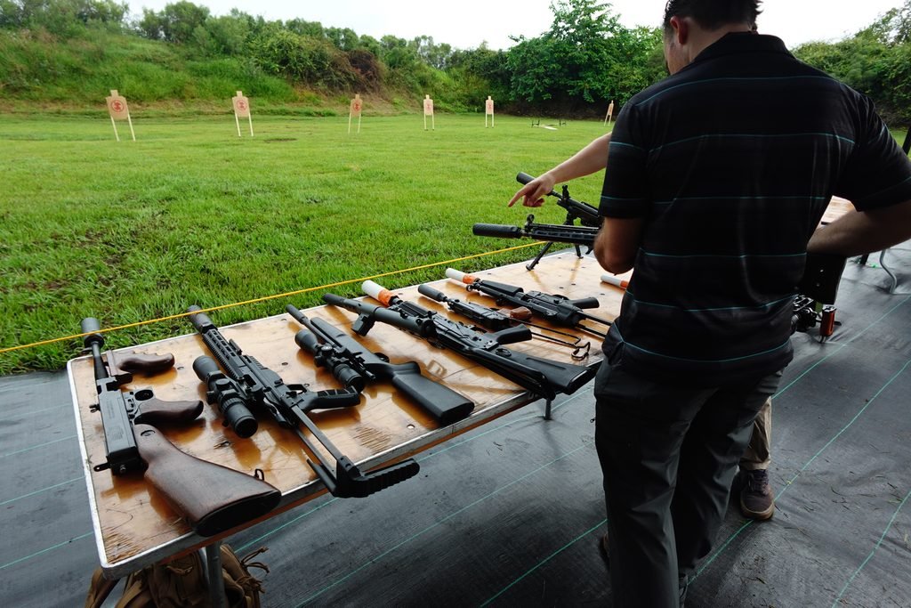 Really Cool firearms laid out 